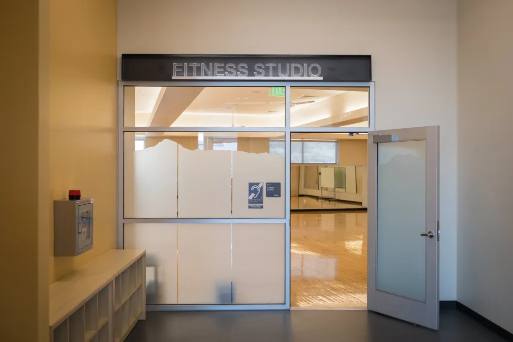 entrance to the studio space